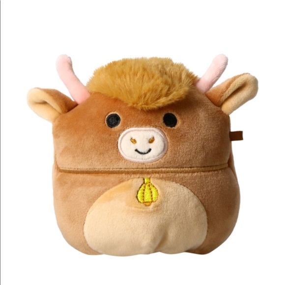 NWT 4.5” Calton the Highland Cow Easter Squishmallow - Picture 1 of 2